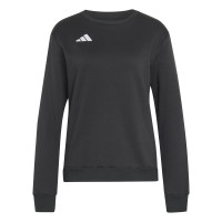 adidas Entrada 26 Crew Sweater Women's Jogging Suit Black White