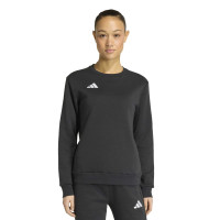 adidas Entrada 26 Crew Sweater Women's Jogging Suit Black White