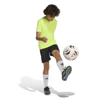 adidas Entrada 26 Kids Football Shirt Bright Yellow White