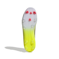 adidas F50 League Gras / Kunstgras Voetbalschoenen (MG) Neongeel Zwart Rood