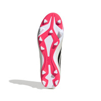 adidas Predator Club Gras / Kunstgras Voetbalschoenen (MG) Rood Wit Zwart