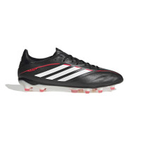 adidas Copa Pure IV Pro Gazon Naturel Chaussures de Foot (FG) Noir Blanc Rouge
