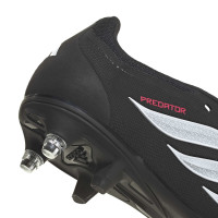 adidas Predator League FT IJzeren-Nop Voetbalschoenen (SG) Zwart Wit Rood