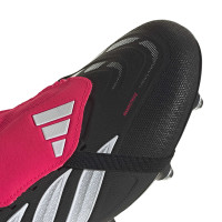 adidas Predator League FT IJzeren-Nop Voetbalschoenen (SG) Zwart Wit Rood