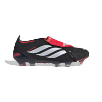 adidas Predator Elite FT Gras Voetbalschoenen (FG) Zwart Wit Rood
