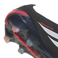 adidas Predator Elite FT Gras (FG) Football Boots Black White Red