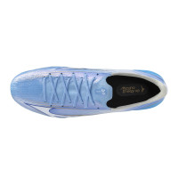 Mizuno Alpha III Elite Gras Voetbalschoenen (FG) Blauw Wit Goud