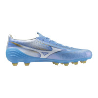 Mizuno Alpha III Elite Gras Voetbalschoenen (FG) Blauw Wit Goud