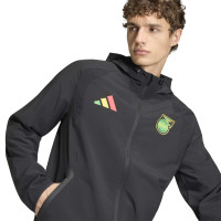 adidas Jamaica x Bob Marley Tiro Travel Trainingsjack 2026-2028 Zwart Groen Geel Rood