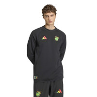 adidas Jamaica x Bob Marley Tiro Travel Crew Trainingspak 2026-2028 Zwart Groen Geel Rood