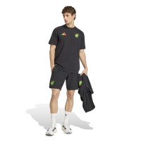 adidas Jamaica x Bob Marley Tiro Travel Broekje 2026-2028 Zwart Groen Geel Rood