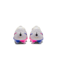 Nike Tiempo Maestro Elite Gras Voetbalschoenen (FG) Wit Blauw Felroze