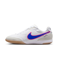 Nike Tiempo Streetgato Straatvoetbalschoenen Wit Blauw Felroze