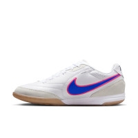 Nike Tiempo Streetgato Straatvoetbalschoenen Wit Blauw Felroze