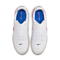 Nike Tiempo Streetgato Straatvoetbalschoenen Wit Blauw Felroze