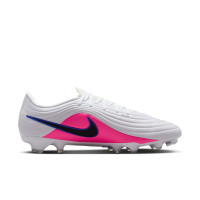 Nike Tiempo Maestro Academy Gras / Kunstgras Voetbalschoenen (MG) Wit Blauw Felroze