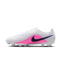 Nike Tiempo Maestro Academy Gras / Kunstgras Voetbalschoenen (MG) Wit Blauw Felroze