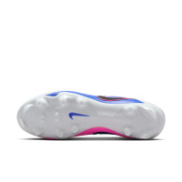 Nike Tiempo Maestro Academy Gras / Kunstgras Voetbalschoenen (MG) Wit Blauw Felroze