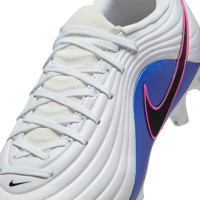 Nike Tiempo Maestro Academy Gras / Kunstgras Voetbalschoenen (MG) Wit Blauw Felroze