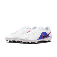 Nike Tiempo Maestro Club Gras / Kunstgras Voetbalschoenen (MG) Wit Blauw Felroze