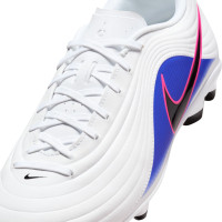 Nike Tiempo Maestro Club Gras / Kunstgras Voetbalschoenen (MG) Wit Blauw Felroze