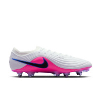 Nike Tiempo Maestro Elite IJzeren-Nop Voetbalschoenen (SG) Wit Blauw Felroze