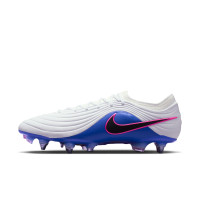 Nike Tiempo Maestro Elite IJzeren-Nop Voetbalschoenen (SG) Wit Blauw Felroze