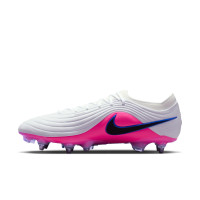 Nike Tiempo Maestro Elite IJzeren-Nop Voetbalschoenen (SG) Wit Blauw Felroze