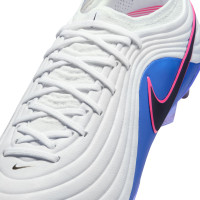 Nike Tiempo Maestro Elite IJzeren-Nop Voetbalschoenen (SG) Wit Blauw Felroze