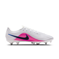 Nike Tiempo Maestro Academy IJzeren-Nop Voetbalschoenen (SG) Anti-Clog Wit Blauw Felroze