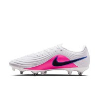 Nike Tiempo Maestro Academy IJzeren-Nop Voetbalschoenen (SG) Anti-Clog Wit Blauw Felroze