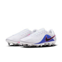 Nike Tiempo Maestro Academy Iron Stud Football Boots (SG) Anti-Clog White Blue Hot Pink