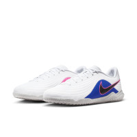 Nike Tiempo Maestro Club Zaalvoetbalschoenen (IN) Wit Blauw Felroze
