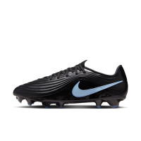 Nike Tiempo Maestro Academy Gras / Kunstgras Voetbalschoenen (MG) Zwart Lichtblauw