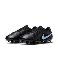 Nike Tiempo Maestro Academy Gras / Kunstgras Voetbalschoenen (MG) Zwart Lichtblauw