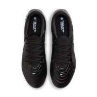 Nike Tiempo Maestro Academy Gras / Kunstgras Voetbalschoenen (MG) Zwart Lichtblauw