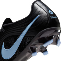 Nike Tiempo Maestro Academy Gras / Kunstgras Voetbalschoenen (MG) Zwart Lichtblauw