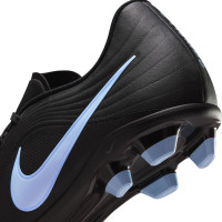 Nike Tiempo Maestro Club Gras / Kunstgras Voetbalschoenen (MG) Zwart Lichtblauw