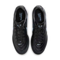 Nike Tiempo Ligera Pro Turf Football Boots (TF) Black Light Blue