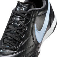 Nike Tiempo Ligera Pro Turf Football Boots (TF) Black Light Blue