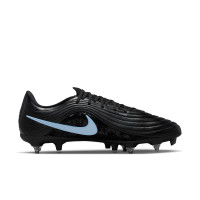 Nike Tiempo Maestro Academy IJzeren-Nop Voetbalschoenen (SG) Anti-Clog Zwart Lichtblauw