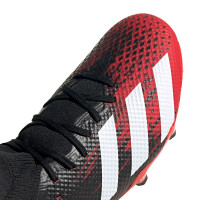 adidas PREDATOR 20.3 Gras Voetbalschoenen (FG) Zwart Wit Rood