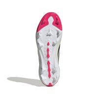 adidas Predator League Gras Football Boots (FG) Kids Red White Black