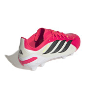 adidas Predator League Gras Football Boots (FG) Kids Red White Black