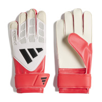adidas Predator Training Kids Goalkeeper Gloves Red White Black