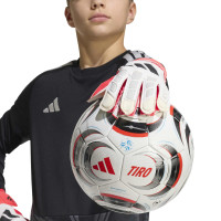 adidas Predator Training Kids Goalkeeper Gloves Red White Black