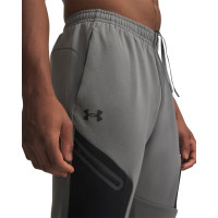 Under Armour Unstoppable Fleece Joggingbroek Donkergrijs Zwart