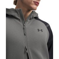 Under Armour Unstoppable Fleece Vest Donkergrijs Zwart