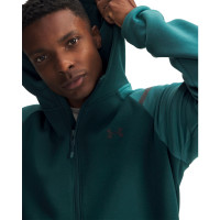 Under Armour Unstoppable Fleece Trainingspak Full-Zip Donkergroen Groen Zwart