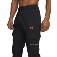 Under Armour Tech Utility Woven Cargobroek Zwart Donkergrijs Rood